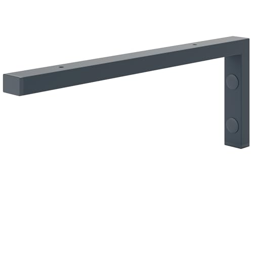 HOLZBRINK Regalwinkel Metall 40x15 cm HLA-B (1 St.) | Wandkonsole für Aufsatzwaschbecken, Schwerlastwinkel für Küchenregal, Wohnzimmerregal | Farbe: Anthrazit von HOLZBRINK