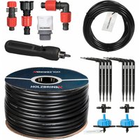 Holzbrink - Start Set Gewächshaus Bewässerung Bewässerungssystem inkl. 10 m ldpe Verlegerohr 16 mm, 2x Tropfer 8l/h, HTB-10-B-10 von HOLZBRINK