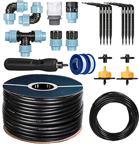 HOLZBRINK Start Set Gewächshaus Bewässerung Bewässerungssystem inkl. 15 m LDPE Verlegerohr 20 mm, 2x Tropfer 2l/h, HTB-09-G-15 von HOLZBRINK