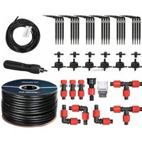 HOLZBRINK Start Set Gewächshaus Bewässerung Bewässerungssystem inkl. 50 m LDPE Verlegerohr 16 mm, 6x Tropfer 4l/h, HTB-10-S-50 von HOLZBRINK