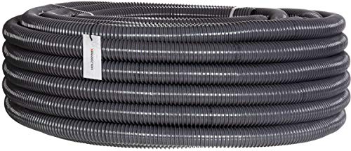 HOLZBRINK Teichschlauch 32 mm (1 1/4”) Spiralschlauch PVC Saugschlauch verstärkt, Länge: 10 m, HVS-03-10 von HOLZBRINK