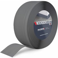 Holzbrink - Weichsockelleiste Graphitgrau Knickleiste ohne Klebestreifen, Material: pvc, 70x20mm, 5 Meter - Graphitgrau von HOLZBRINK
