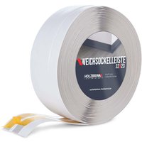 Holzbrink - Weichsockelleiste selbstklebend aschgrau Knickleiste, 32x23mm, 15 Meter - Aschgrau von HOLZBRINK