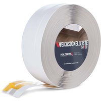 Holzbrink - Weichsockelleiste selbstklebend aschgrau Knickleiste, 50x20mm, 25 Meter - Aschgrau von HOLZBRINK