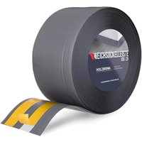 Holzbrink - Weichsockelleiste selbstklebend Graphitgrau Knickleiste, Material: pvc, 100x25mm, 5 Meter - Graphitgrau von HOLZBRINK