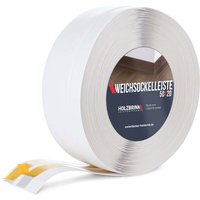 Weichsockelleiste selbstklebend weiss Knickleiste, 50x20mm, 10 Meter - Weiß - Holzbrink von HOLZBRINK