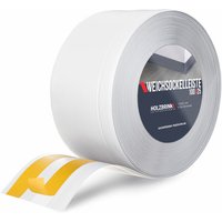 Holzbrink - Weichsockelleiste selbstklebend Weiß Knickleiste, Material: pvc, 100x25mm, 5 Meter - Weiß von HOLZBRINK