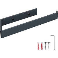 Holzbrink - Küchenrollenhalter Anthrazit matt 244x72 mm Handtuchhalter Wandmontage im Badezimmer, Küche, Gäste wc Spültuchhalter, Halter für von HOLZBRINK