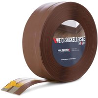 Holzbrink - Weichsockelleiste selbstklebend pvc 50x20mm, 15 m Winkelleiste für Küchenarbeitsplatte, Bodenbelag Eckleiste selbstklebend Farbe: von HOLZBRINK