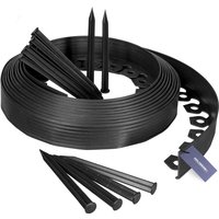 Rasenkante Wurzelsperre flexibles pvc Band inkl. 20 Anker, Höhe 55mm, Länge: 10m, HRK02-60 - Holzbrink Rasenkante Wurzelsperre flexibles pvc Band inkl. 20 Anker, Höhe 55mm, Länge: 10m, HRK02-60 - Holzbrink von HOLZBRINK