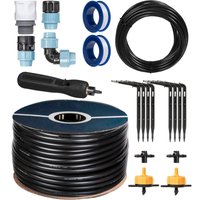 Start Set Gewächshaus Bewässerung Bewässerungssystem inkl. 10 m ldpe Verlegerohr 20 mm, 2x Tropfer 2l/h, HTB-09-G-10 - Holzbrink von HOLZBRINK