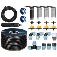 Start Set Gewächshaus Bewässerung Bewässerungssystem inkl. 30 m ldpe Verlegerohr 20 mm, 4x Tropfer 2l/h, HTB-09-G-30 - Holzbrink von HOLZBRINK
