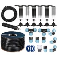 Start Set Gewächshaus Bewässerung Bewässerungssystem inkl. 50 m ldpe Verlegerohr 20 mm, 6x Tropfer 4l/h, HTB-09-S-50 - Holzbrink von HOLZBRINK