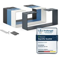 Holzbrink - Tischbeine Metall Grau 1 Stück Tischkufen/Tischgestell für Couchtisch, Esstisch, Schreibtisch, Sitzbank Möbelfüße size: 37x15cm von HOLZBRINK