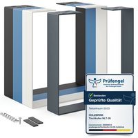 Holzbrink - Tischbeine Metall Grau 1 Stück Tischkufen/Tischgestell für Couchtisch, Esstisch, Schreibtisch, Sitzbank Möbelfüße size: 40x43cm von HOLZBRINK