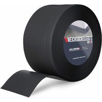 Holzbrink - Weichsockelleiste Schwarz Knickleiste ohne Klebestreifen, Material: pvc, 100x25mm, 20 Meter - Schwarz von HOLZBRINK