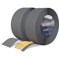 Holzbrink - Weichsockelleiste selbstklebend pvc 70x20mm, 25 m Winkelleiste selbstklebend für Kantenschutz Sockelleiste Ecken pvc Farbe: Graphitgrau von HOLZBRINK