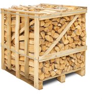 Holzbrx - Brennholz Birke 33cm 1RM Palette / Kaminholz Hartholz Scheitholz aus Birkenholz von HOLZBRX