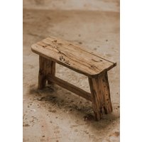 Hocker Bank Altholz Landhaus Eiche Massiv von HOLZDE