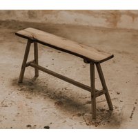 Hocker Bank Altholz Landhaus Eiche Massiv von HOLZDE