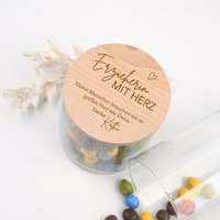 Geschenkidee Für Erzieher Und Erzieherin I Personalisiertes Vorratsglas Holzdeckel Eiche Glas Abschied Kita Kindergarten Schule von HOLZKINO