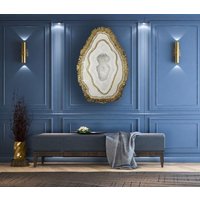 Kristallinspirierte Wandkunst Geode Kristalltraum Kristallinspirierte Wandkunst Geode Kristalltraum von HOLZKRISTALL
