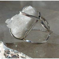 Ring Bergkristall Cluster von HOLZKRISTALL