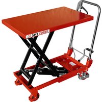 HOLZMANN-MASCHINEN Scheren-Hubtischwagen, max. Tragfähigkeit: 150 kg, Gabellänge x Gabelweite: 74 x 50 - rot HOLZMANN-MASCHINEN Scheren-Hubtischwagen, max. Tragfähigkeit: 150 kg, Gabellänge x Gabelweite: 74 x 50 - rot von HOLZMANN-MASCHINEN