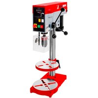 HOLZMANN-MASCHINEN Ständerbohrmaschine »SB13B16VN 230V«, 300 W, mit Zentrierlaser - grau | rot von HOLZMANN-MASCHINEN