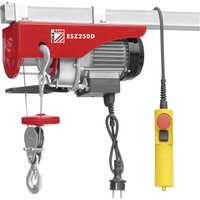 Holzmann - Maschinen ESZ250D230V Elektrischer Seilhebezug Tragfähigkeit (mit Umlenkrolle) 250 kg Trag von HOLZMANN