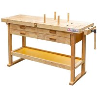 Holz werkbank werktisch 4 schubladen arbeitstisch Holzmann WB162L von HOLZMANN