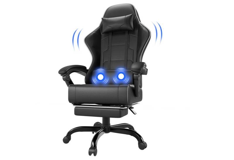 HOMALL Gaming-Stuhl Bürostuhl mit Massagefunktion, Fußstütze, ergonomischer Gaming Stuhl HOMALL Gaming-Stuhl Bürostuhl mit Massagefunktion, Fußstütze, ergonomischer Gaming Stuhl von HOMALL