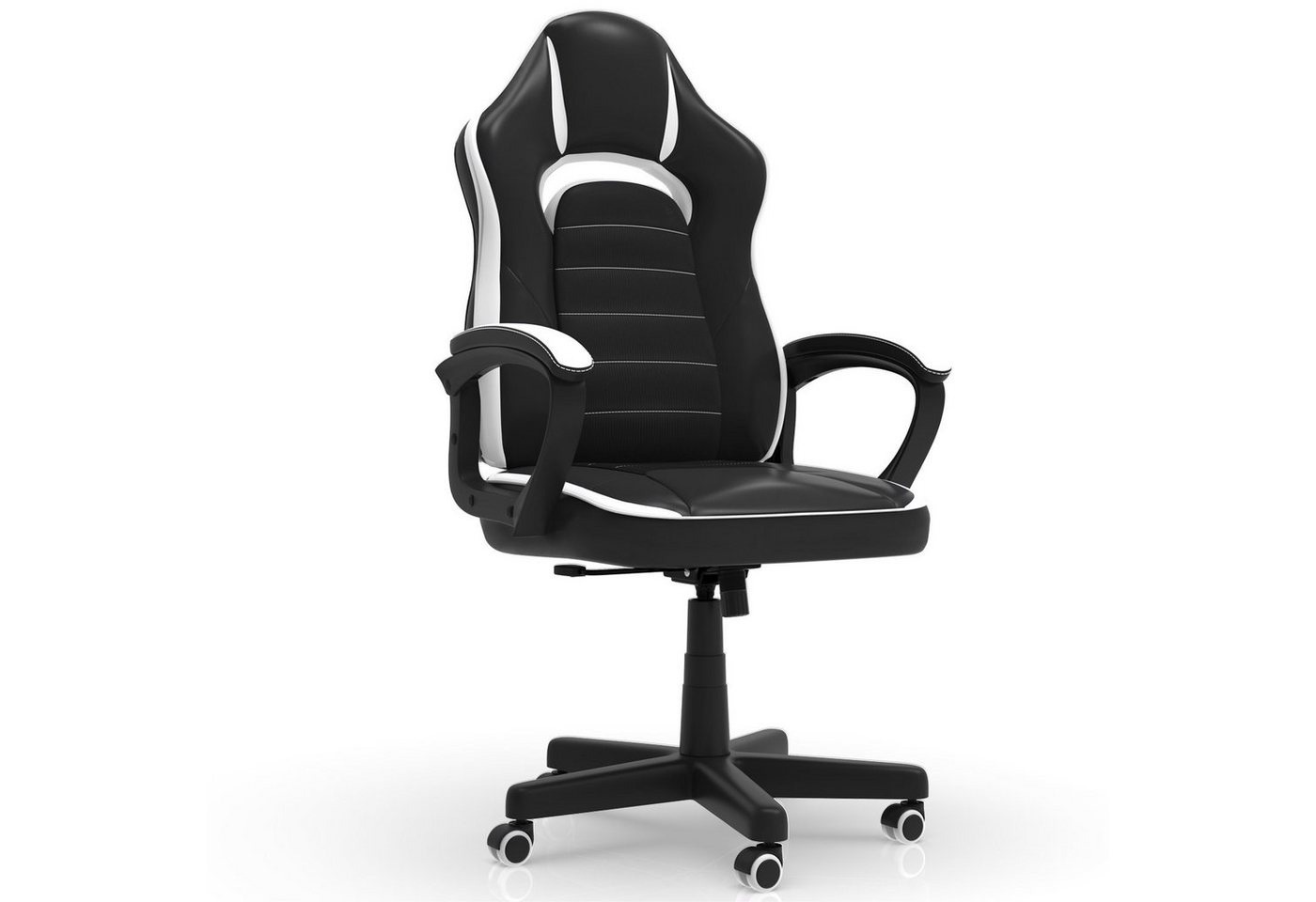 HOMALL Gaming-Stuhl Gaming-Stuhl, ergonomischer Bürostuhl, gepolsterter Sitz, 120kg von HOMALL