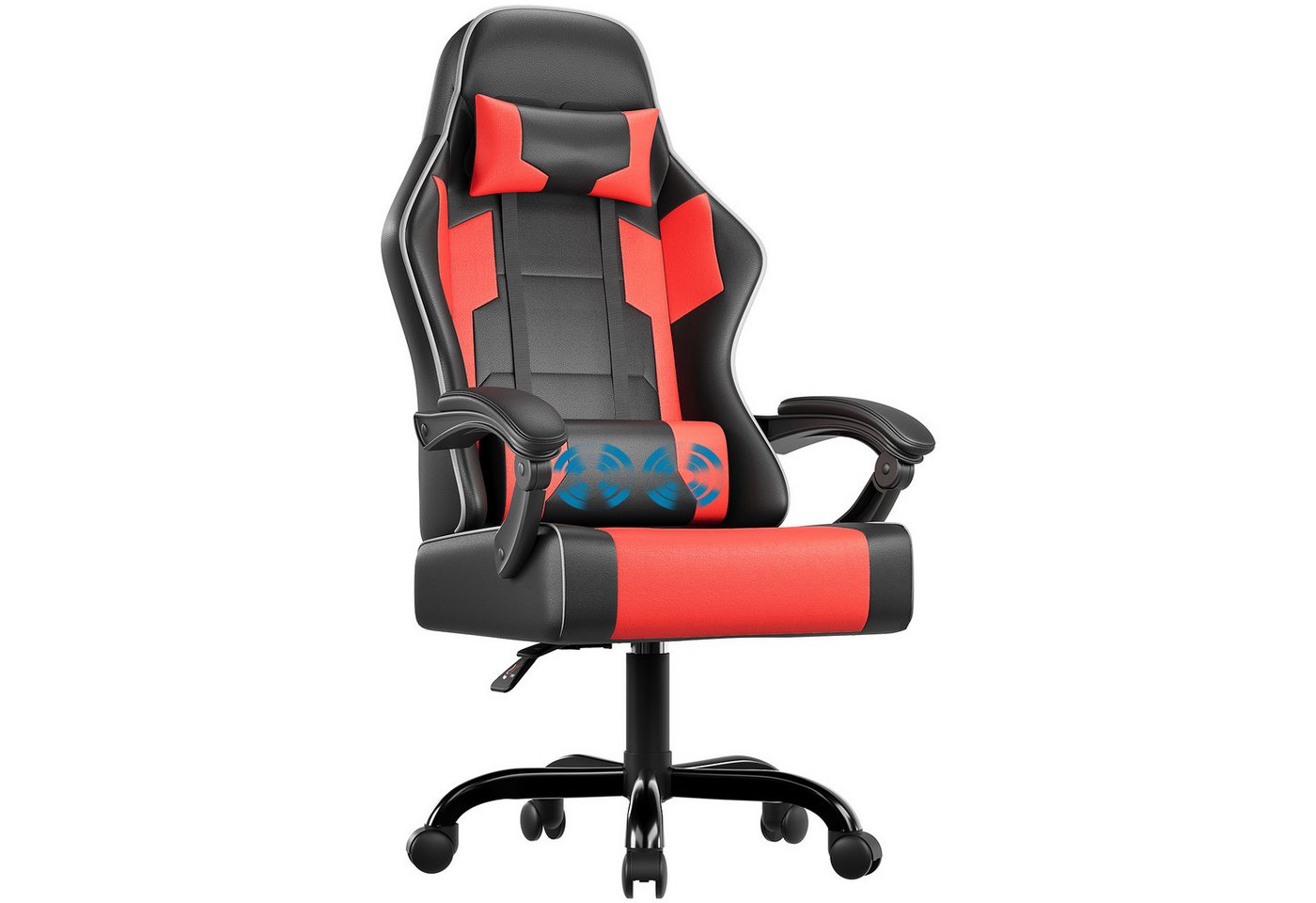 HOMALL Gaming-Stuhl LED Massage Bürostuhl mit Fußstütze,Kopfstütze Gaming Chair HOMALL Gaming-Stuhl LED Massage Bürostuhl mit Fußstütze,Kopfstütze Gaming Chair von HOMALL