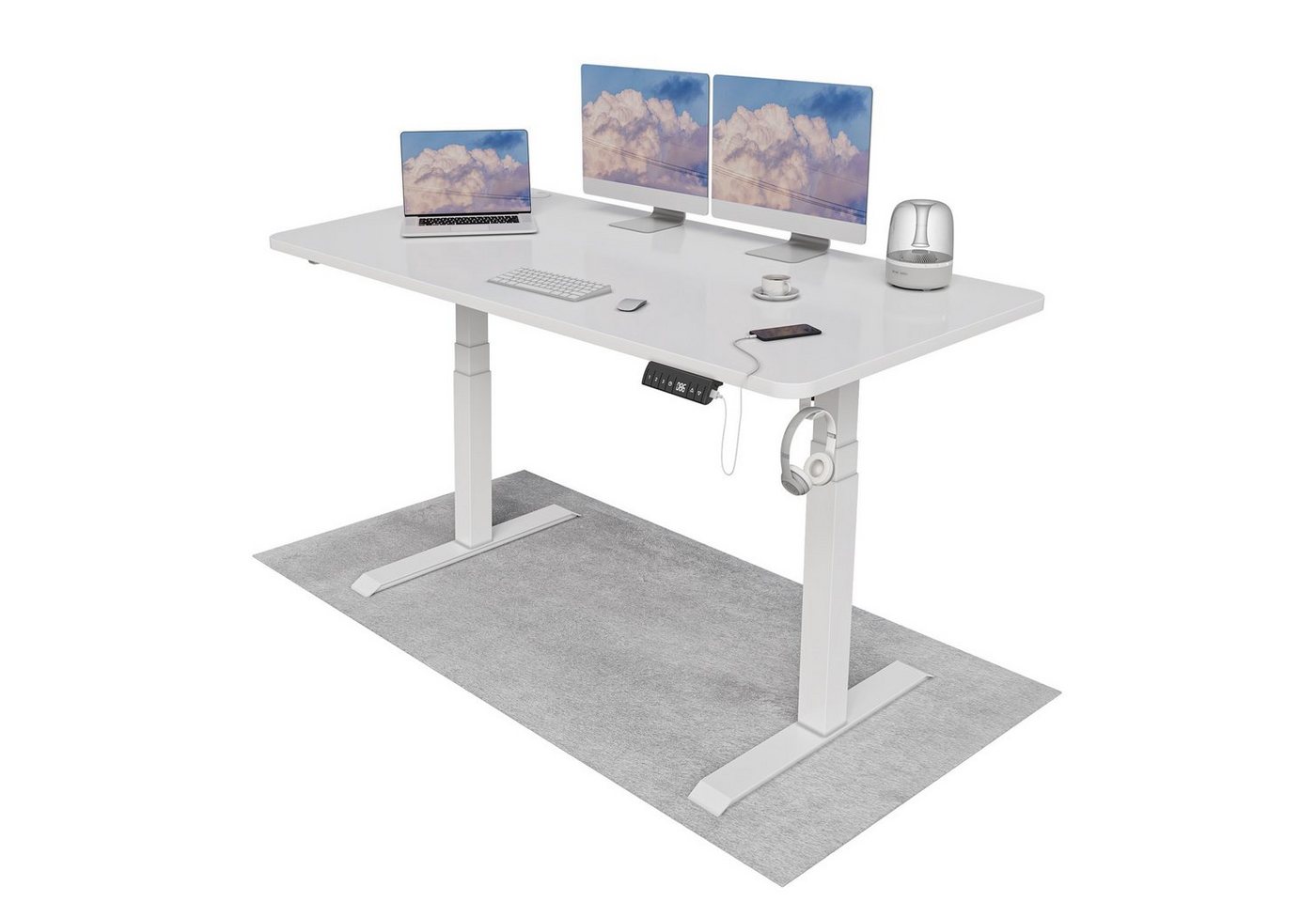 HOMALL Schreibtisch Höhenverstellbar Elektrisch Ergonomisch tisch 160/180cm von HOMALL