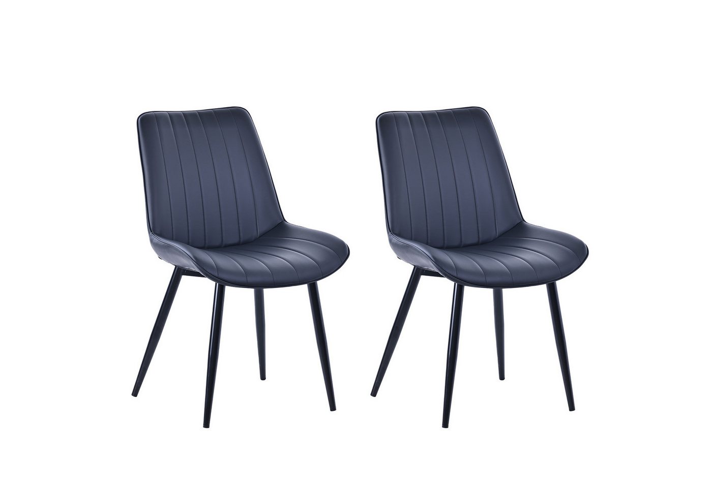 HOMAVO Esszimmerstuhl YZ1 STUHL-SET 2 Stück in Stoff oder Kunstleder – modern & gepolstert (2Set) von HOMAVO
