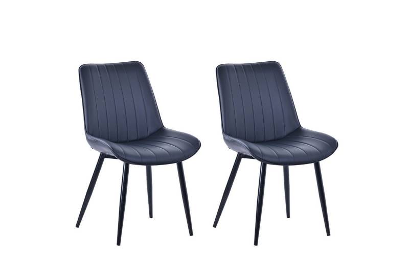HOMAVO Esszimmerstuhl YZ1 STUHL-SET 2 Stück in Stoff oder Kunstleder – modern & gepolstert (2Set) von HOMAVO