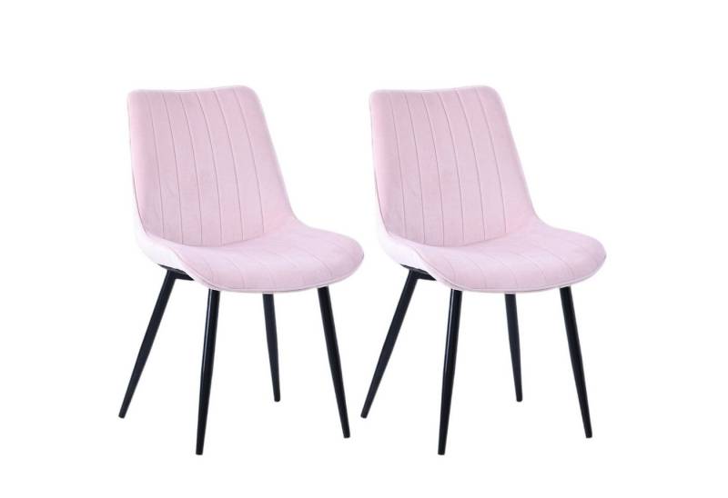 HOMAVO Esszimmerstuhl YZ1 STUHL-SET 2 Stück in Stoff oder Kunstleder – modern & gepolstert (2Set) von HOMAVO