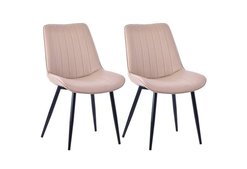 HOMAVO Esszimmerstuhl YZ1 STUHL-SET 2 Stück in Stoff oder Kunstleder – modern & gepolstert (2Set) von HOMAVO