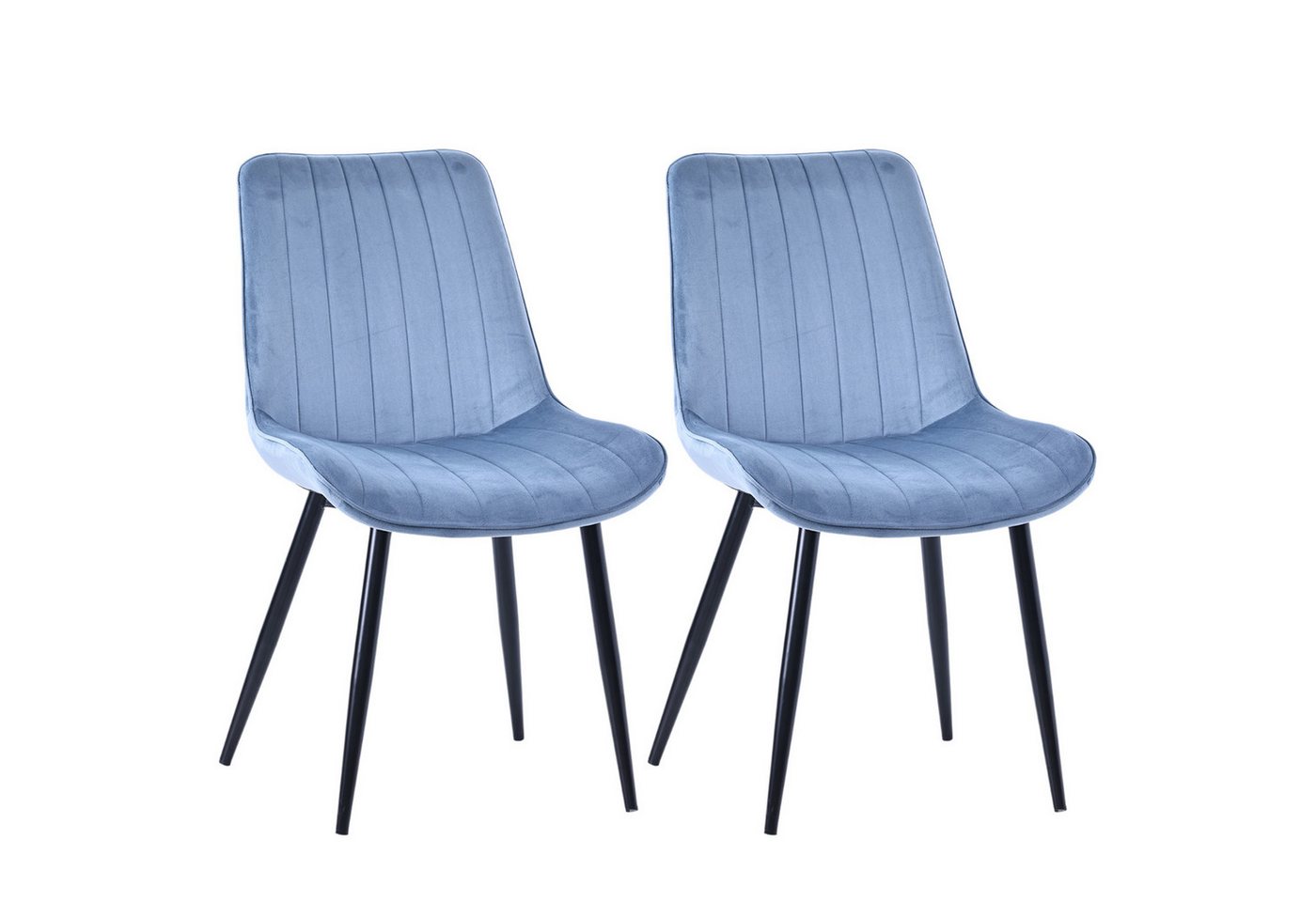 HOMAVO Esszimmerstuhl YZ1 STUHL-SET 2 Stück in Stoff oder Kunstleder – modern & gepolstert (2Set) von HOMAVO