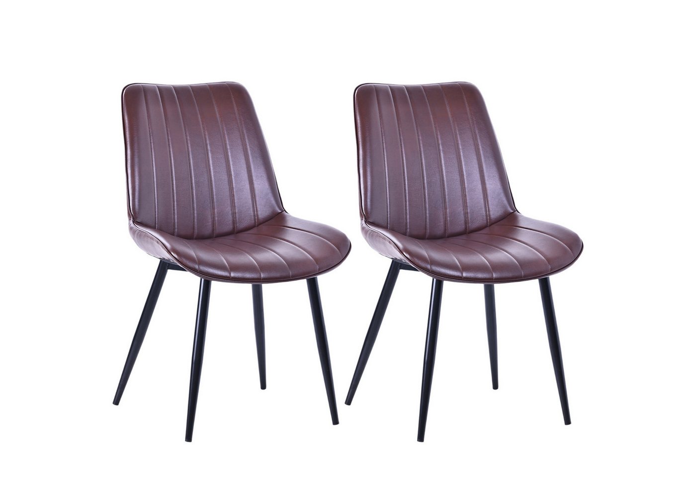 HOMAVO Esszimmerstuhl YZ1 STUHL-SET 2 Stück in Stoff oder Kunstleder – modern & gepolstert (2Set) von HOMAVO
