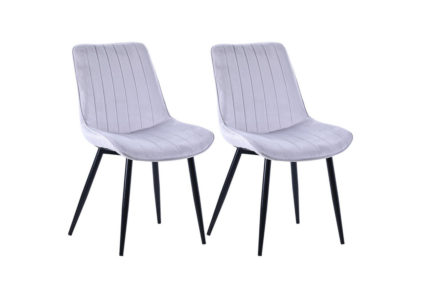 HOMAVO Esszimmerstuhl YZ1 STUHL-SET 2 Stück in Stoff oder Kunstleder – modern & gepolstert (2Set) von HOMAVO