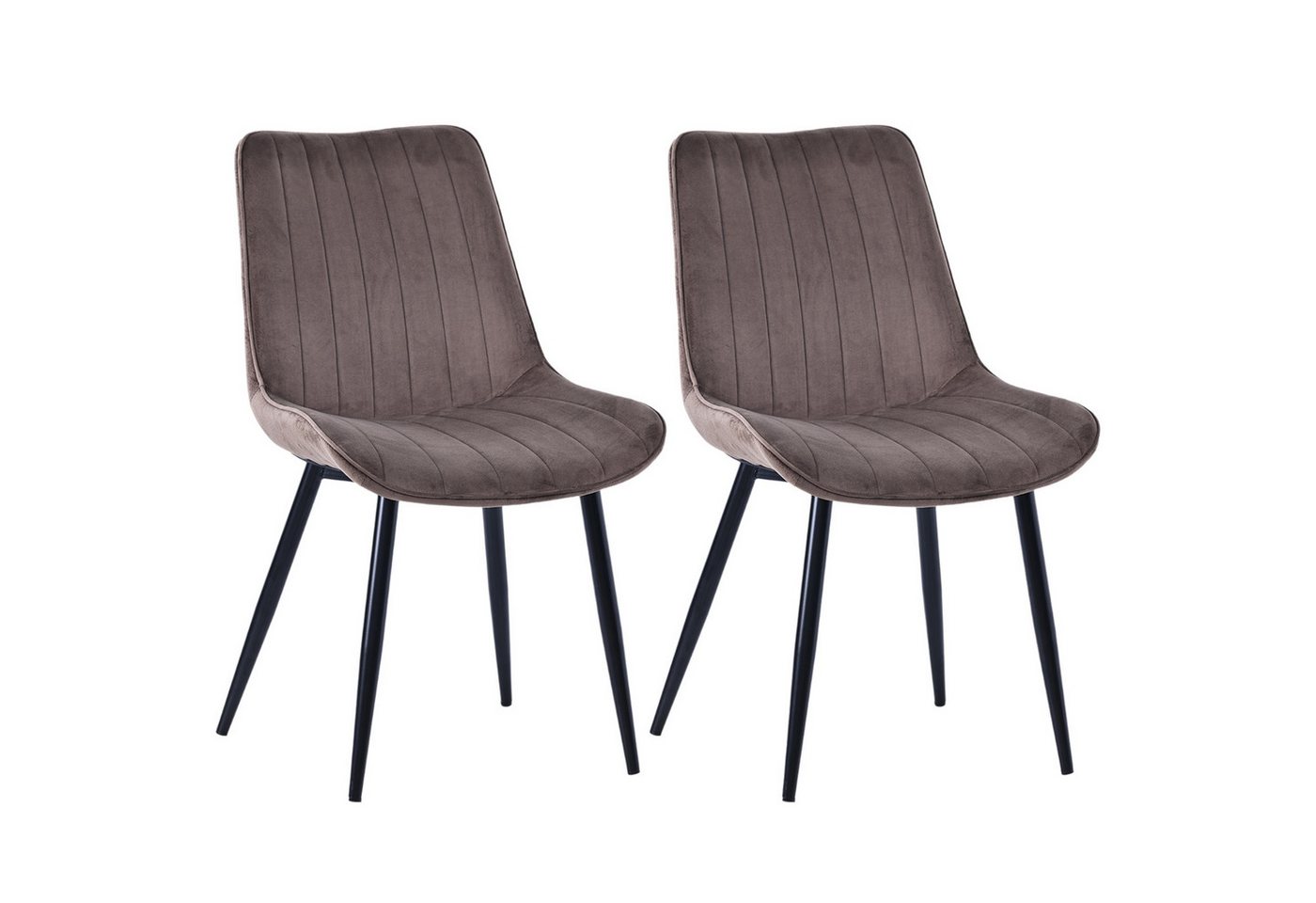 HOMAVO Esszimmerstuhl YZ1 STUHL-SET 2 Stück in Stoff oder Kunstleder – modern & gepolstert (2Set) von HOMAVO