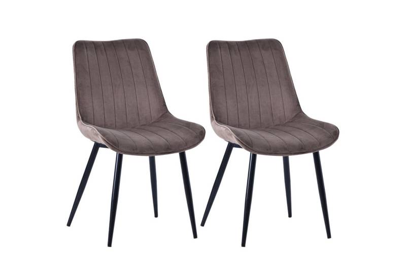 HOMAVO Esszimmerstuhl YZ1 STUHL-SET 2 Stück in Stoff oder Kunstleder – modern & gepolstert (2Set) von HOMAVO