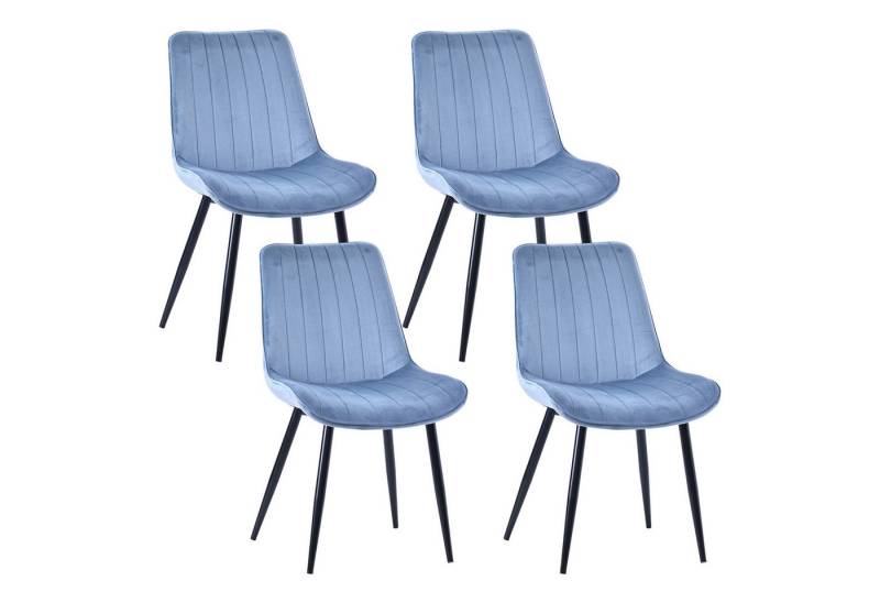 HOMAVO Esszimmerstuhl YZ1 STUHL-SET 4 Stück in Lederlook oder Samt HOMAVO Esszimmerstuhl YZ1 STUHL-SET 4 Stück in Lederlook oder Samt von HOMAVO