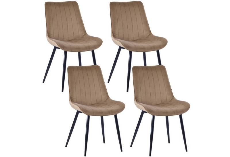 HOMAVO Esszimmerstuhl YZ1 STUHL-SET 4 Stück in Lederlook oder Samt HOMAVO Esszimmerstuhl YZ1 STUHL-SET 4 Stück in Lederlook oder Samt von HOMAVO