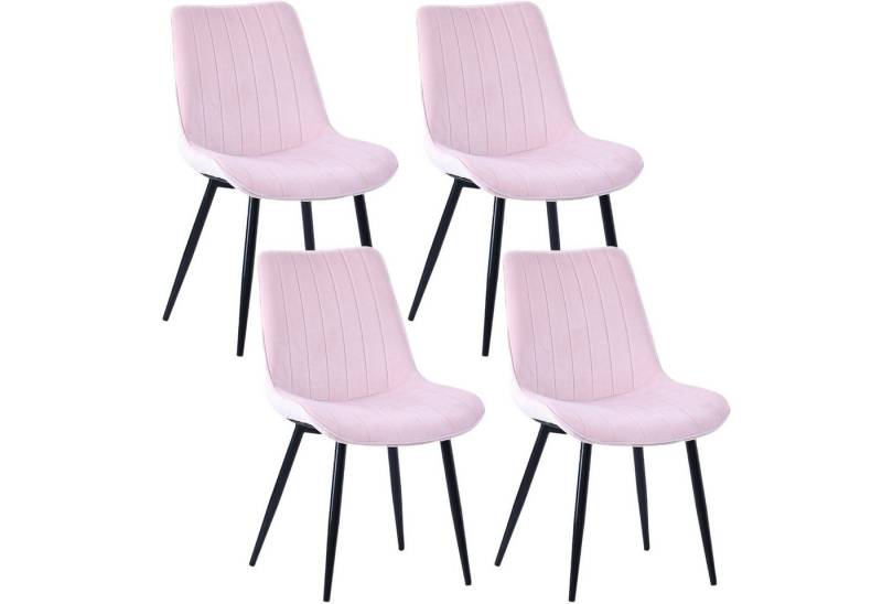 HOMAVO Esszimmerstuhl YZ1 STUHL-SET 4 Stück in Lederlook oder Samt HOMAVO Esszimmerstuhl YZ1 STUHL-SET 4 Stück in Lederlook oder Samt von HOMAVO