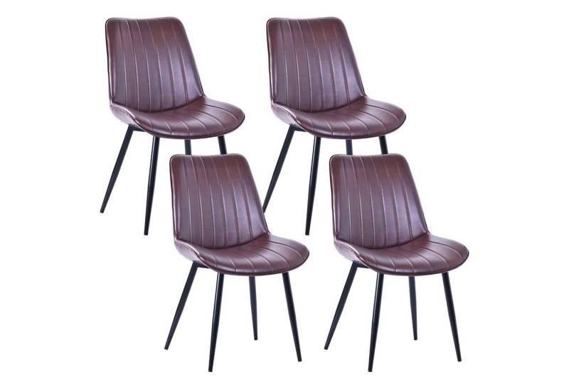 HOMAVO Esszimmerstuhl YZ1 STUHL-SET 4 Stück in Lederlook oder Samt HOMAVO Esszimmerstuhl YZ1 STUHL-SET 4 Stück in Lederlook oder Samt von HOMAVO