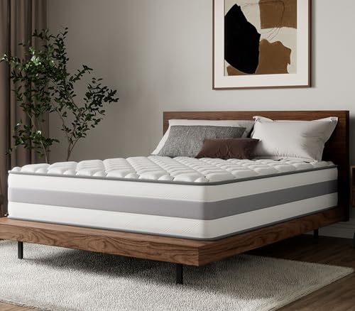 HOMAVO Matratze 180x200 cm 25cm Höhe 7-Zonen Taschenfederkernmatratze Orthopädische Federkernmatratze mit Memory-Schaum Schicht, Härtegrad H3 H4, Öko-Tex & CertiPUR-US Zertifiziert von HOMAVO