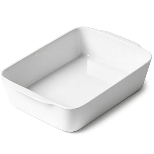 HOMBENE Auflaufform, Lasagneform für Ofen, Backgeschirr zum Backen, Küchendekoration, mikrowellengeeignet, Dinnerparty (22,1 x 30 cm) von HOMBENE DINNERWARE NOT ONLY FOR DINNER